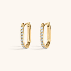 Eternity Baby Halo Oval Hoops
