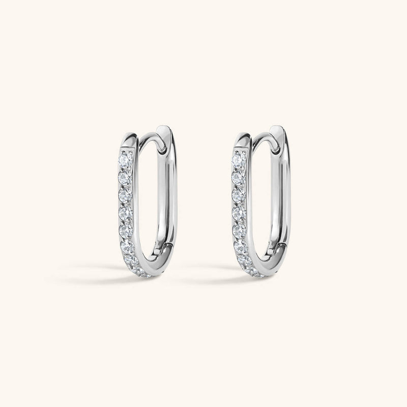 Eternity Baby Halo Oval Hoops