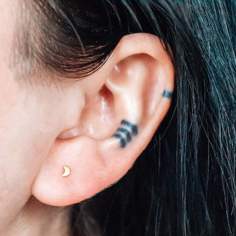 Classic Moon Nap Earrings