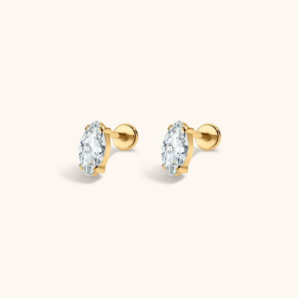 Mini Crystal Marquise Nap Earrings