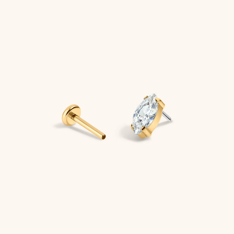 Mini Crystal Marquise Nap Earrings