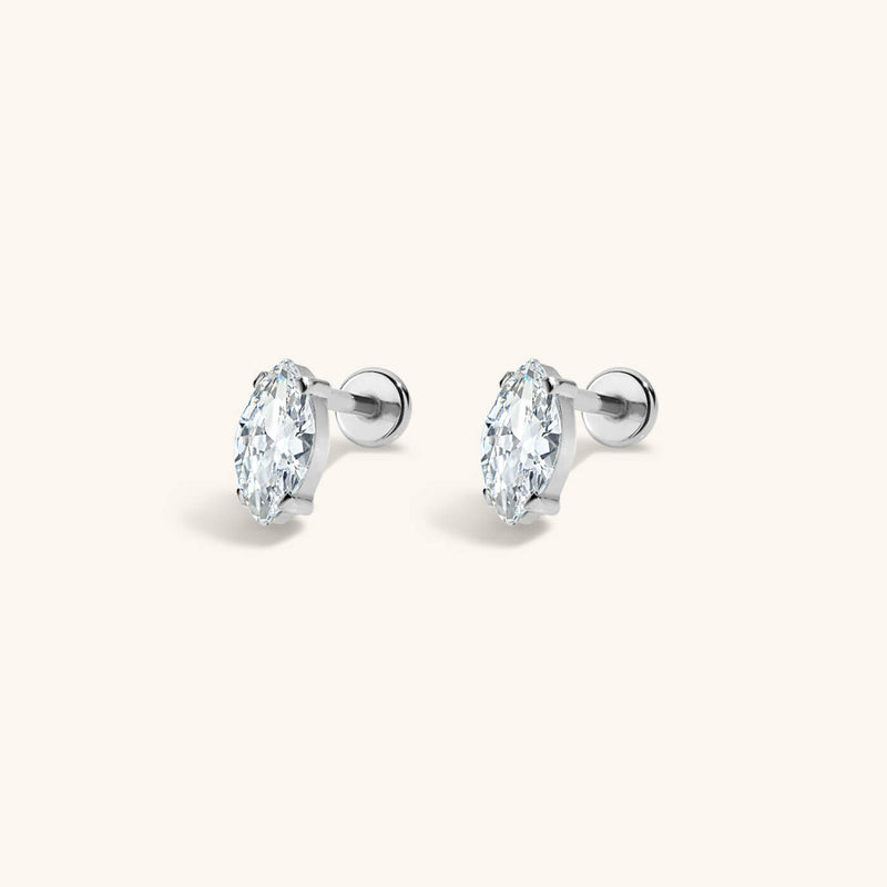 Mini Crystal Marquise Nap Earrings