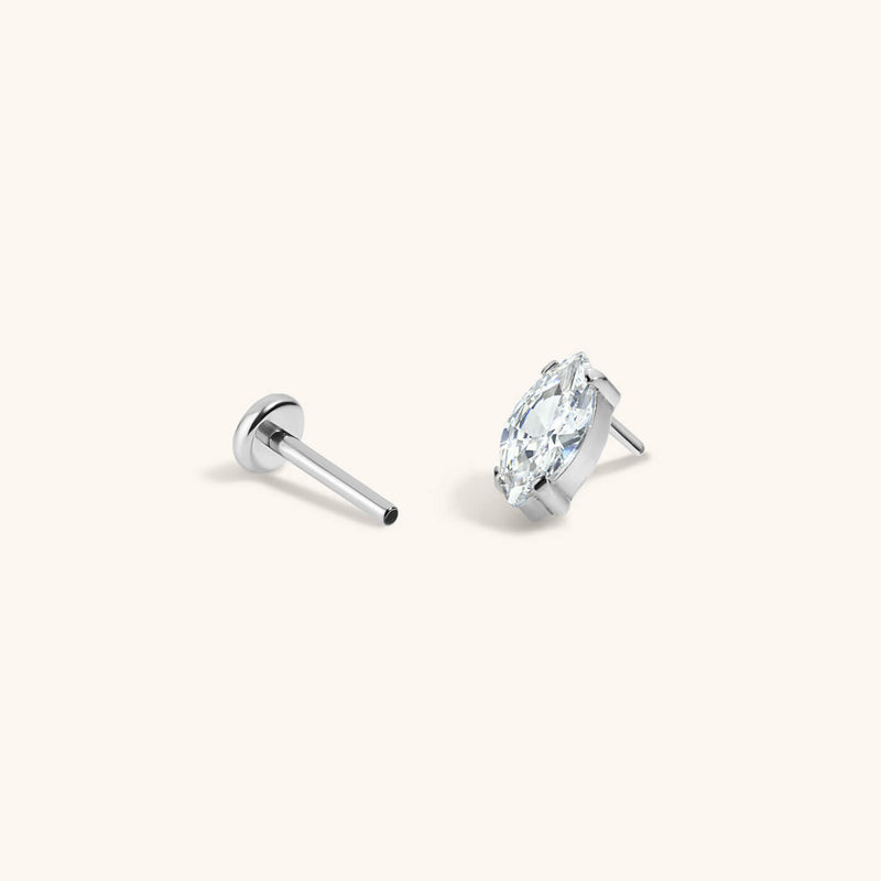 Mini Crystal Marquise Nap Earrings