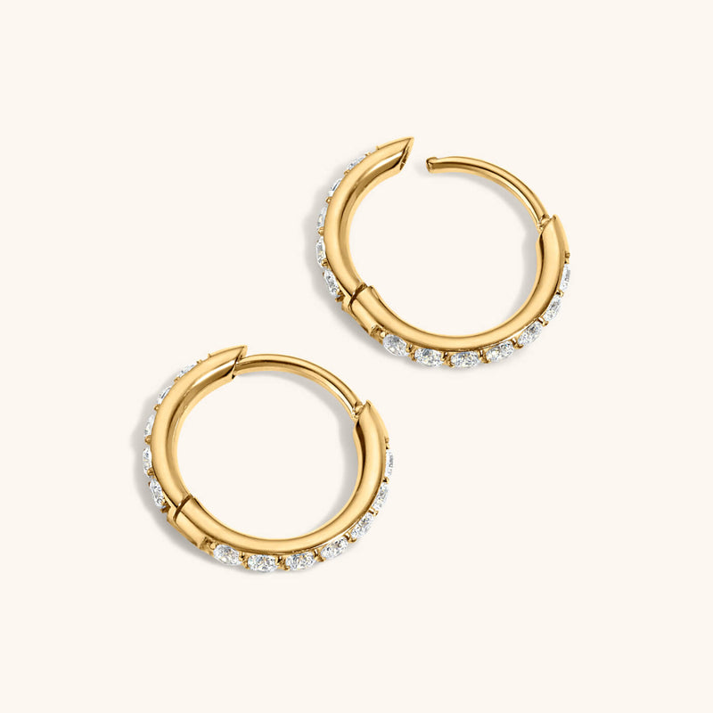 Everyday Hoop Duo in Titanium