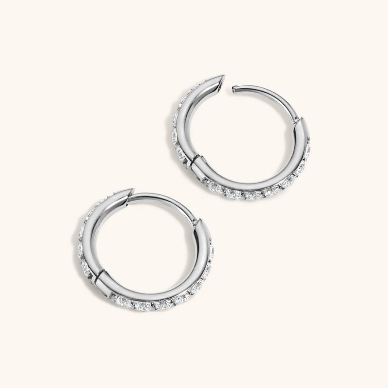 Everyday Hoop Duo in Titanium