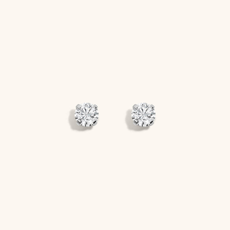 Celestial Crystal Studs in Titanium