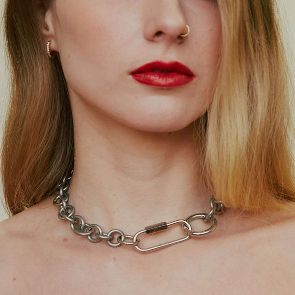 Bubble Lock Necklace