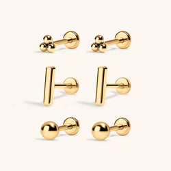 Minimalist Nap Earrings Trio