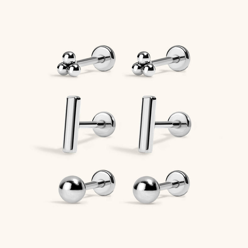 Minimalist Nap Earrings Trio