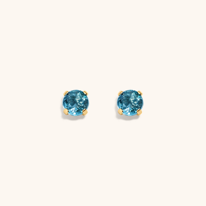 Blue Topaz Nap Earrings