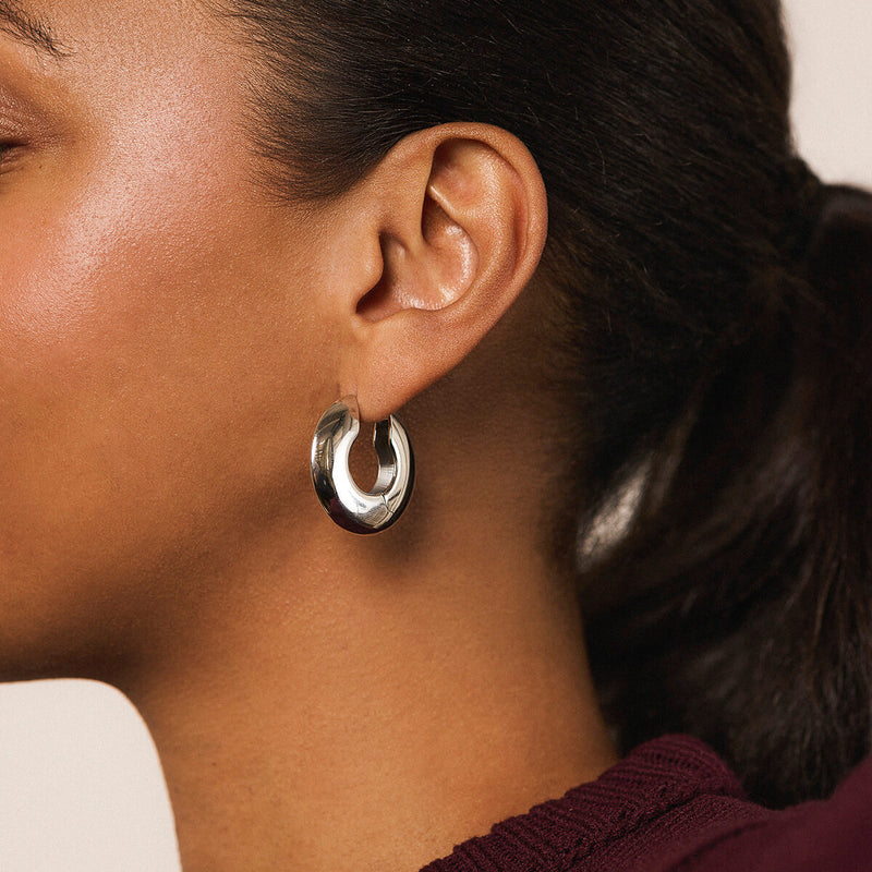 Puffy Disc Hoops