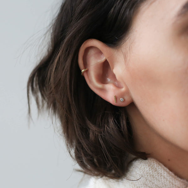 Tiny Crystal Nap Earrings