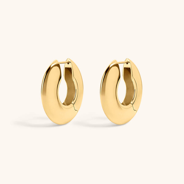 Puffy Disc Hoops