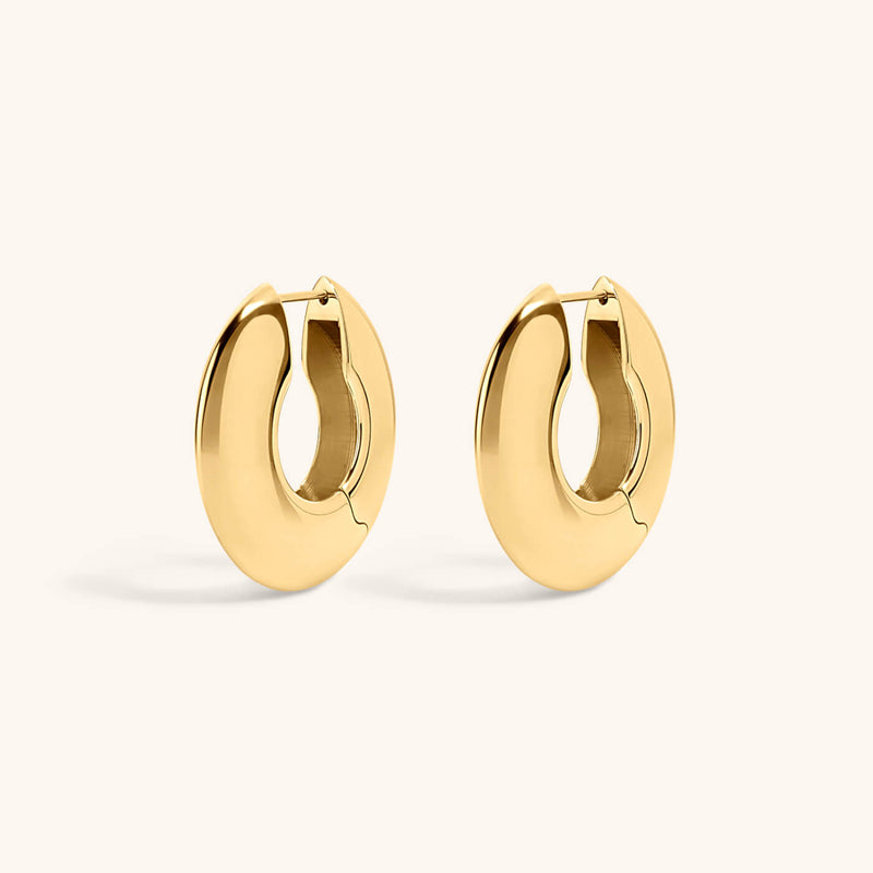 Puffy Disc Hoops