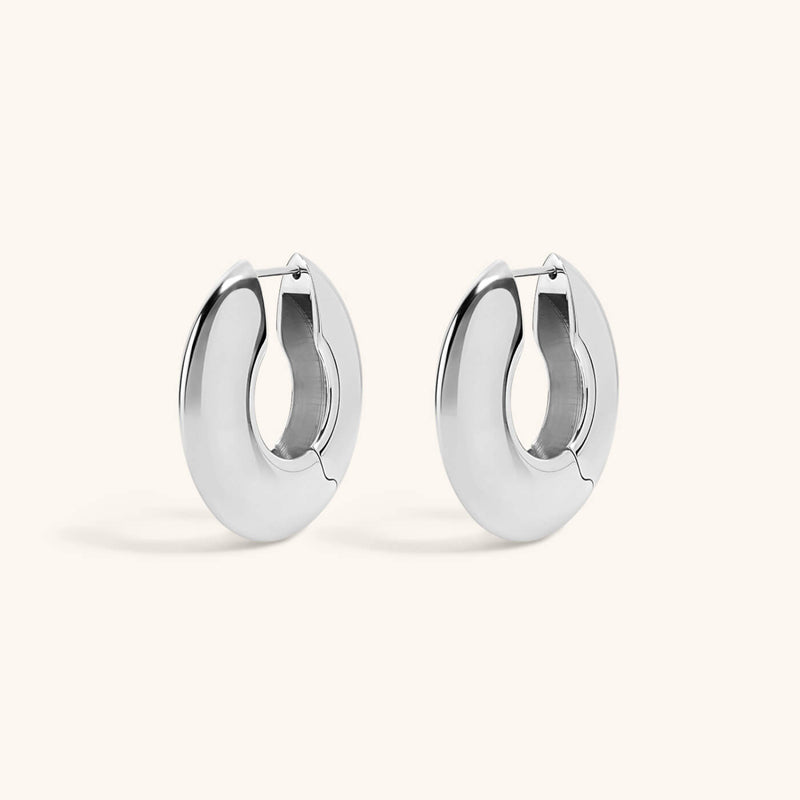 Puffy Disc Hoops