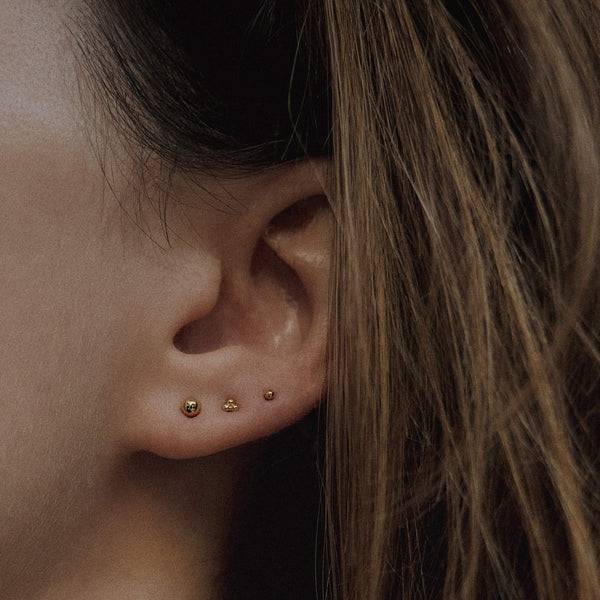 Tiny Trinity Nap Earrings