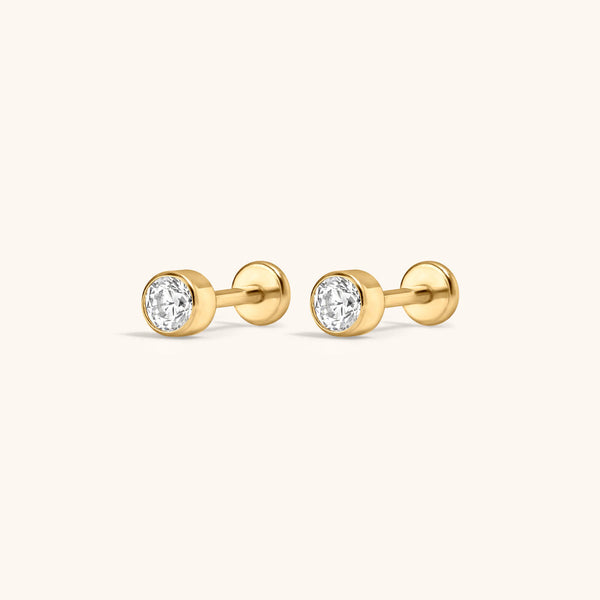 Tiny Crystal Nap Earrings