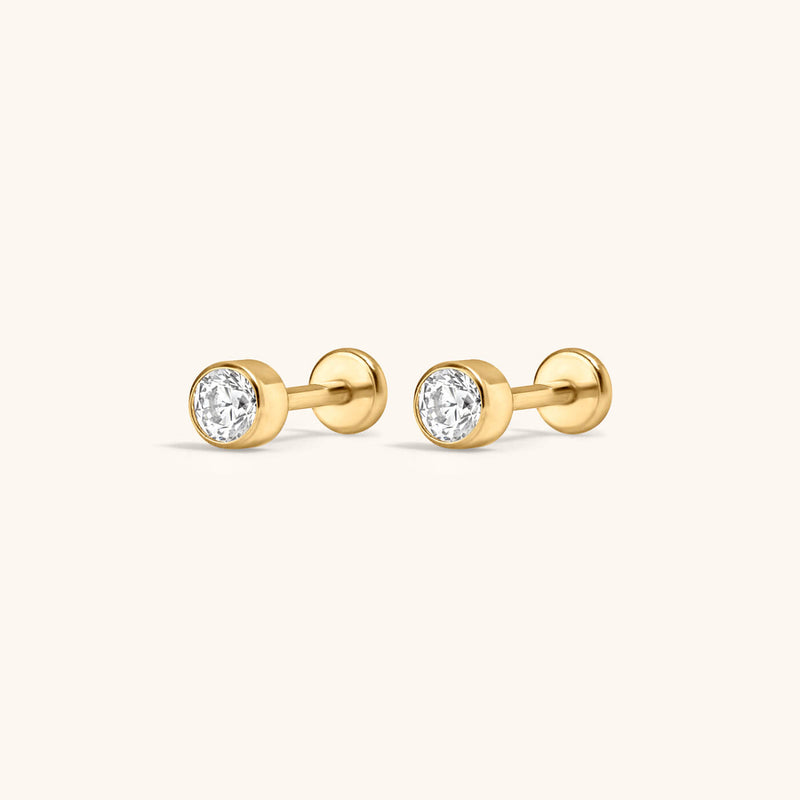 Tiny Crystal Nap Earrings