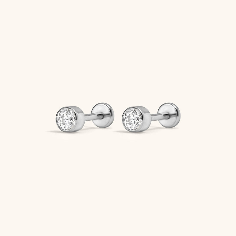 Tiny Crystal Nap Earrings