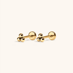 Tiny Trinity Nap Earrings
