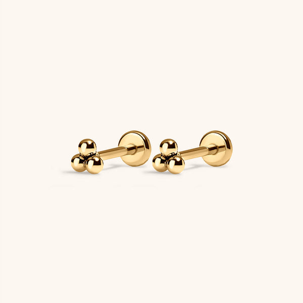 Tiny Trinity Nap Earrings