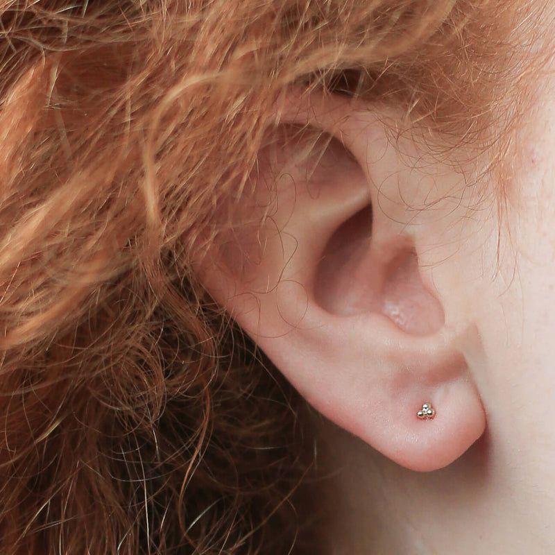 Tiny Trinity Nap Earrings